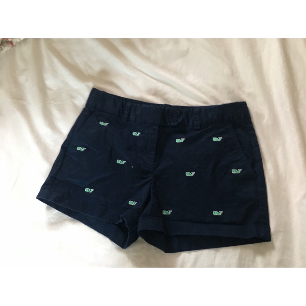 NAVY BLUE & GREEN VINEYARD VINES SHORTS
